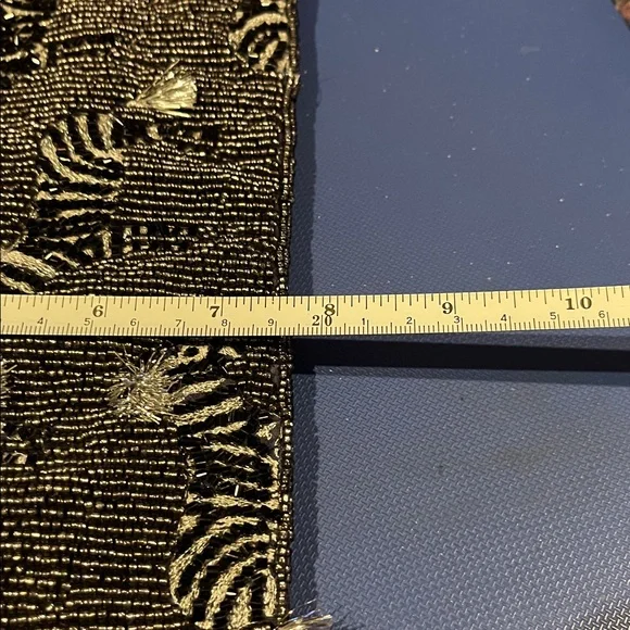 Anthropologie beaded clutch zebra NWT - Picture 9 of 9